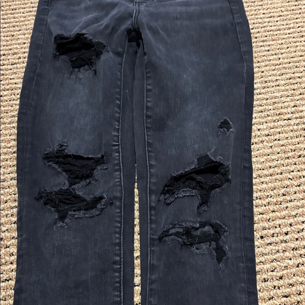 American Eagle Outfitters Black Skinny Jeans - Picture 5 of 12